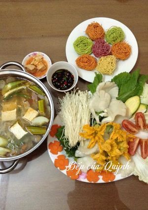 Hình của món Lẩu nấm.