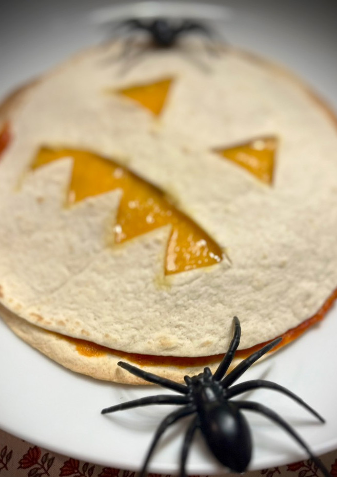 Una foto de Quesadilla de carne para Halloween