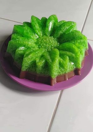 Foto resep Puding lumut coklat