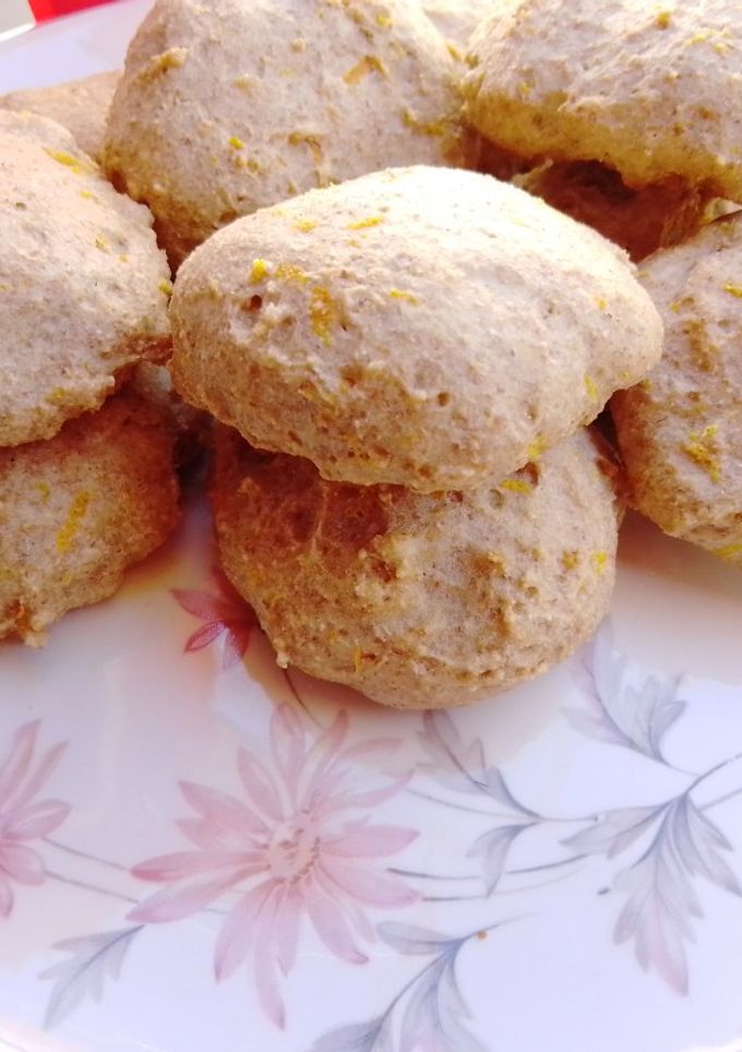 Una foto de Galletitas de naranja fáciles y saludables 🍊😋