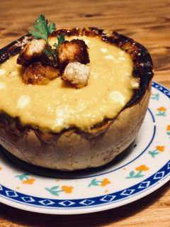 Una foto de Sopa Crema de Calabaza