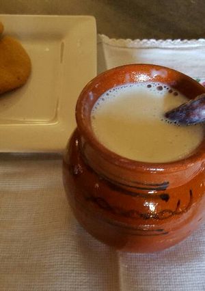 Una foto de Atole de maizena sabor coco
