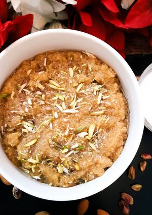 A picture of Dahi Ka Halwa.