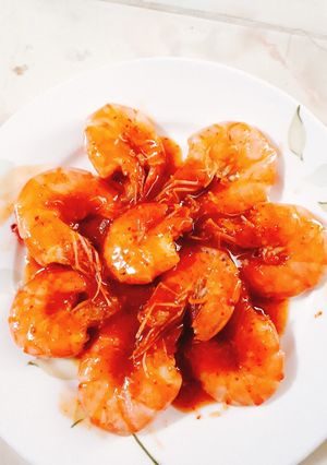 Hình của món Tôm rim.