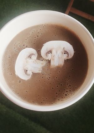 Une photo de Velouté Champignons crue