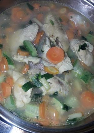 Foto resep Sayur soup ayam #5resepterbaruku