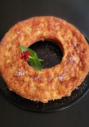 Una foto de Torta di mele (manzana) de la Toscana
