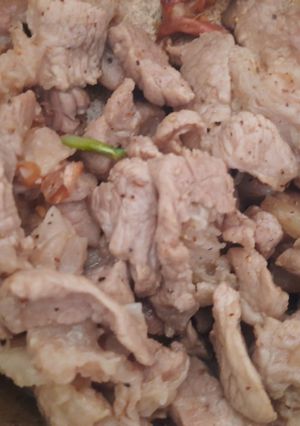 Hình của món Thịt nạc kho tiêu.