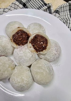 Foto resep Chocolate wafer truffle mochi