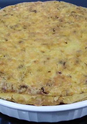Una foto de Pastel de verduras (las que tengan disponibles)