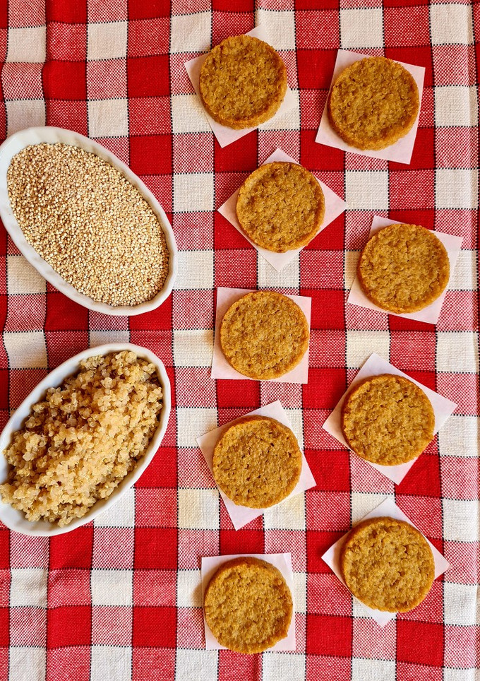 Una foto de Galletas de quinoa (saladas, nutritivas y mega fáciles) Lu