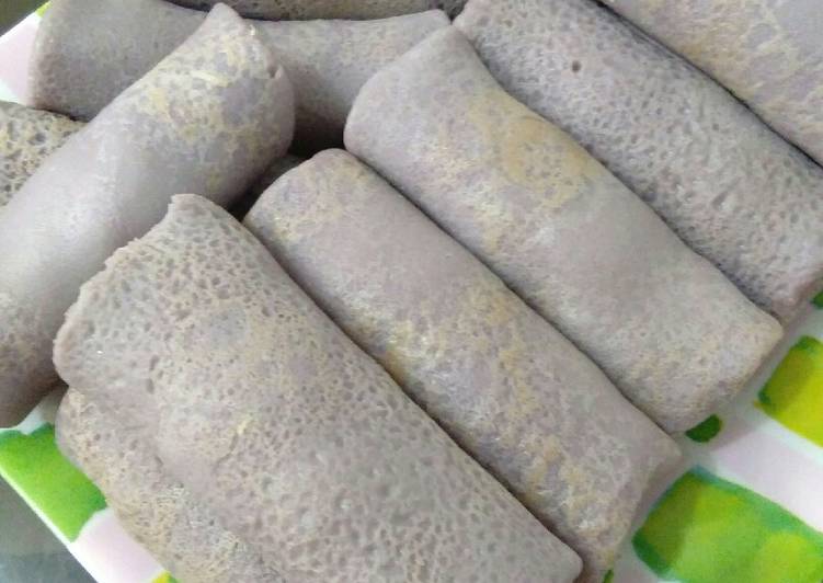 Langkah Mudah untuk Membuat Dadar Gulung Ubi Ungu Anti Gagal