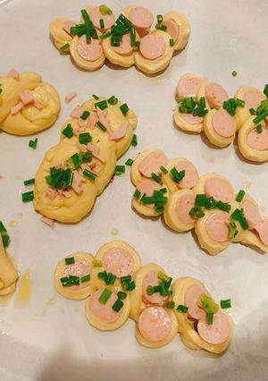 Hình của món Bánh mì xúc xích.