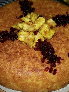 عکسی از دستور ته چین مرغ