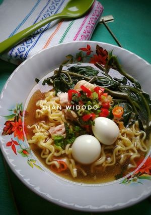 Foto resep Mie Kangkung