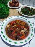 Masak Asam Ikan Kering Telang