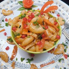 A picture of Tomato pasta.