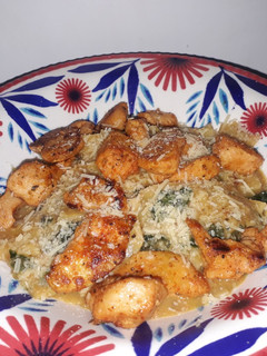 Una foto de Skillet lasaña con pollo