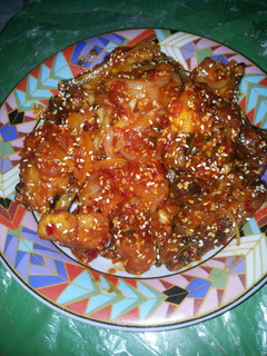Foto resep Ayam goreng saus wijen