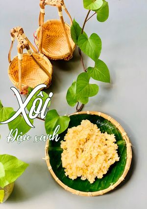 Hình của món Xôi đậu xanh.