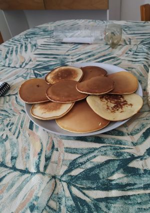 Una foto de Hotcakes de vainilla y canela