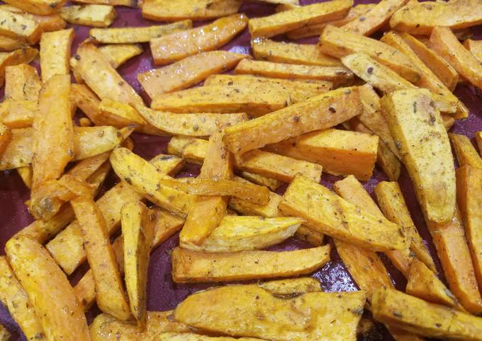 Sweet potato wedges