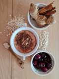 Gachas frescas. Porridge sin cocción. Overnight oats 🥣