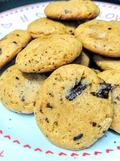 Foto de Cookies com pepitas de chocolate negro