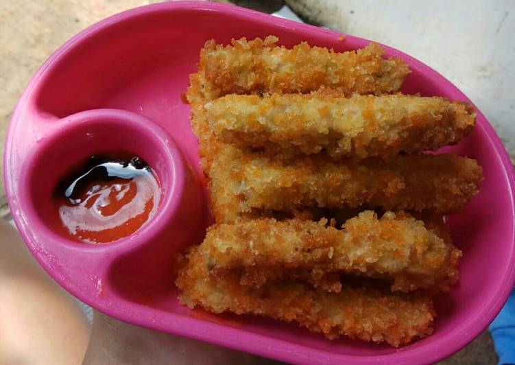 Cara Gampang Membuat Stick Tempe Crispy (mpasi 12y+), Lezat Sekali
