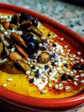 TAHINE De Garbanzos Con Semillas de🎃Calabaza y🍒Arándanos...!