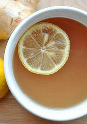 Una foto de Té de Jengibre y Limón