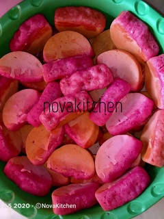 Foto resep Kue Pukis Buah Naga
