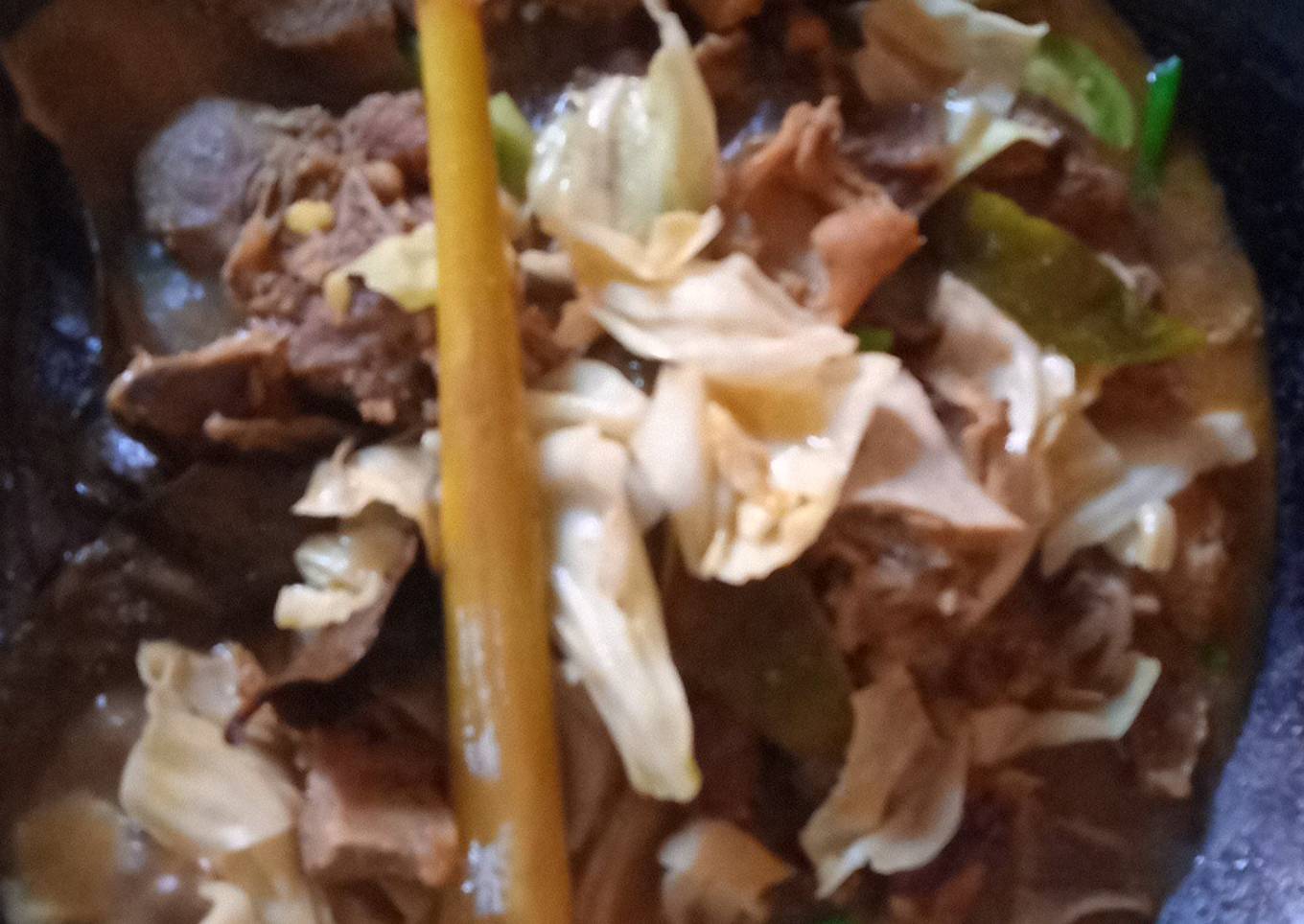 Tongseng kambing pedas tanpa santan