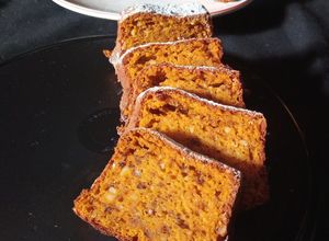 Una foto de Budín de calabaza y naranjas 🎃🍊 gluten free