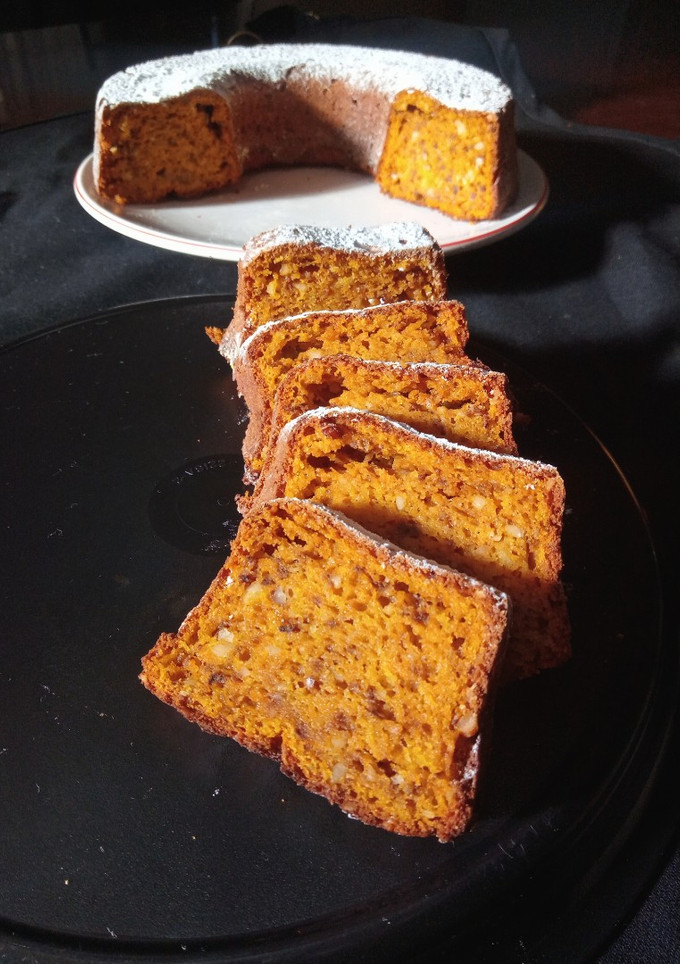 Una foto de Budín de calabaza y naranjas 🎃🍊 gluten free
