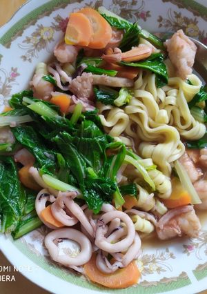 Foto resep Mie Kuah Seafood