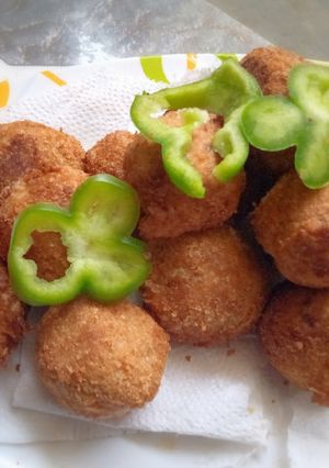 A picture of #cookpad challenge Crispy yam balls.