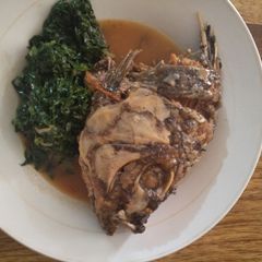 A picture of Stewed head fish.