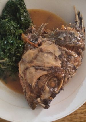 A picture of Stewed head fish.