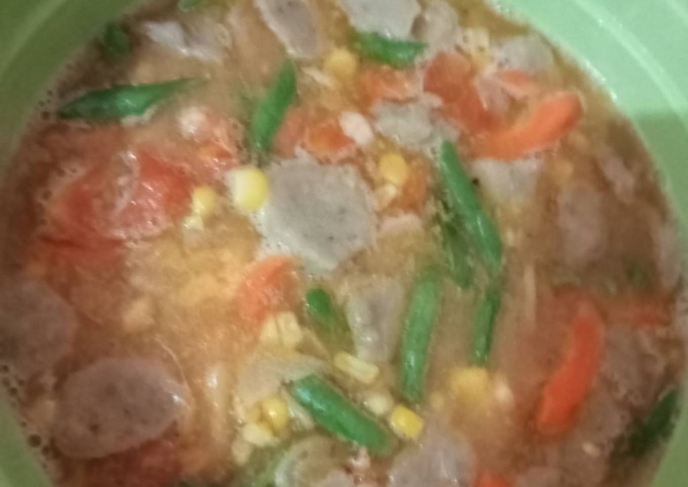 Tumis Udang Bakso