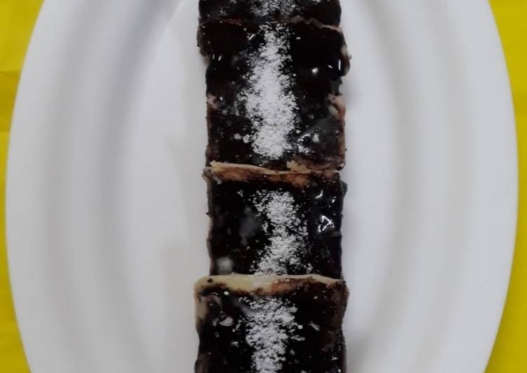 Chocolate rice barfi