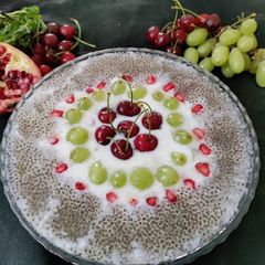 A picture of Mixed fruit raita.
