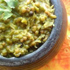Moth Bean Green Meal (Matki Khichdi) A picture of Moth Bean Green Meal (Matki Khichdi).
