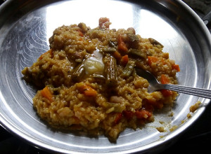 A picture of Bhisibali rice.