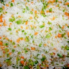 Vegetable rice A picture of Vegetable rice.