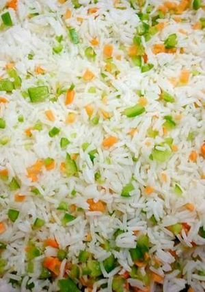 A picture of Vegetable rice.