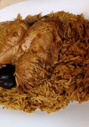 صورة لوصفة كبسة الأرز