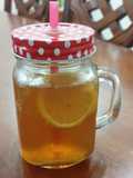 على طريقتي شاي بارد بالبابونج والسفن أب 🌼👌ice tea