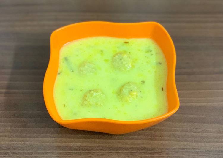 How to Make Quick Kadhi gole