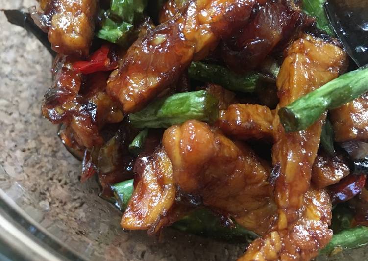Oseng Tempe Buncis Kecap
